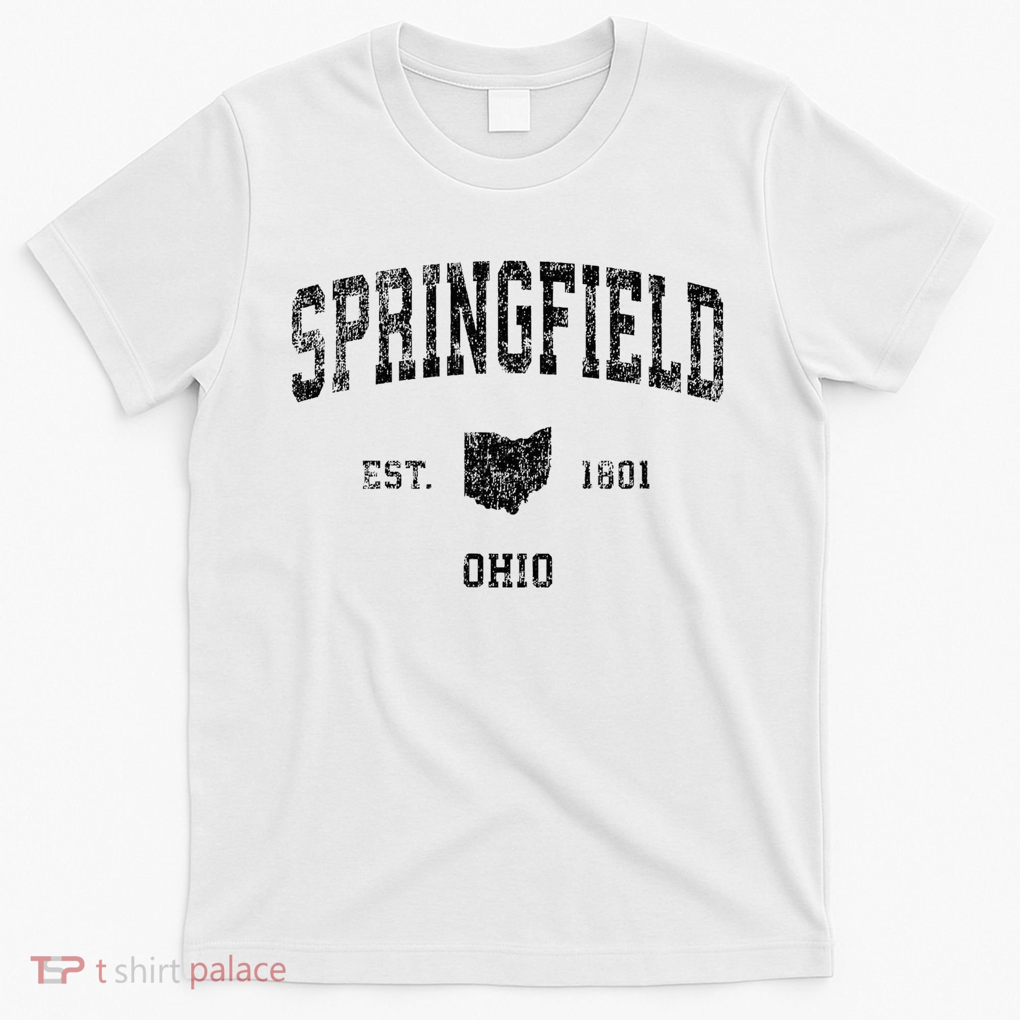 Springfield Ohio Oh Vintage Sports T-Shirt