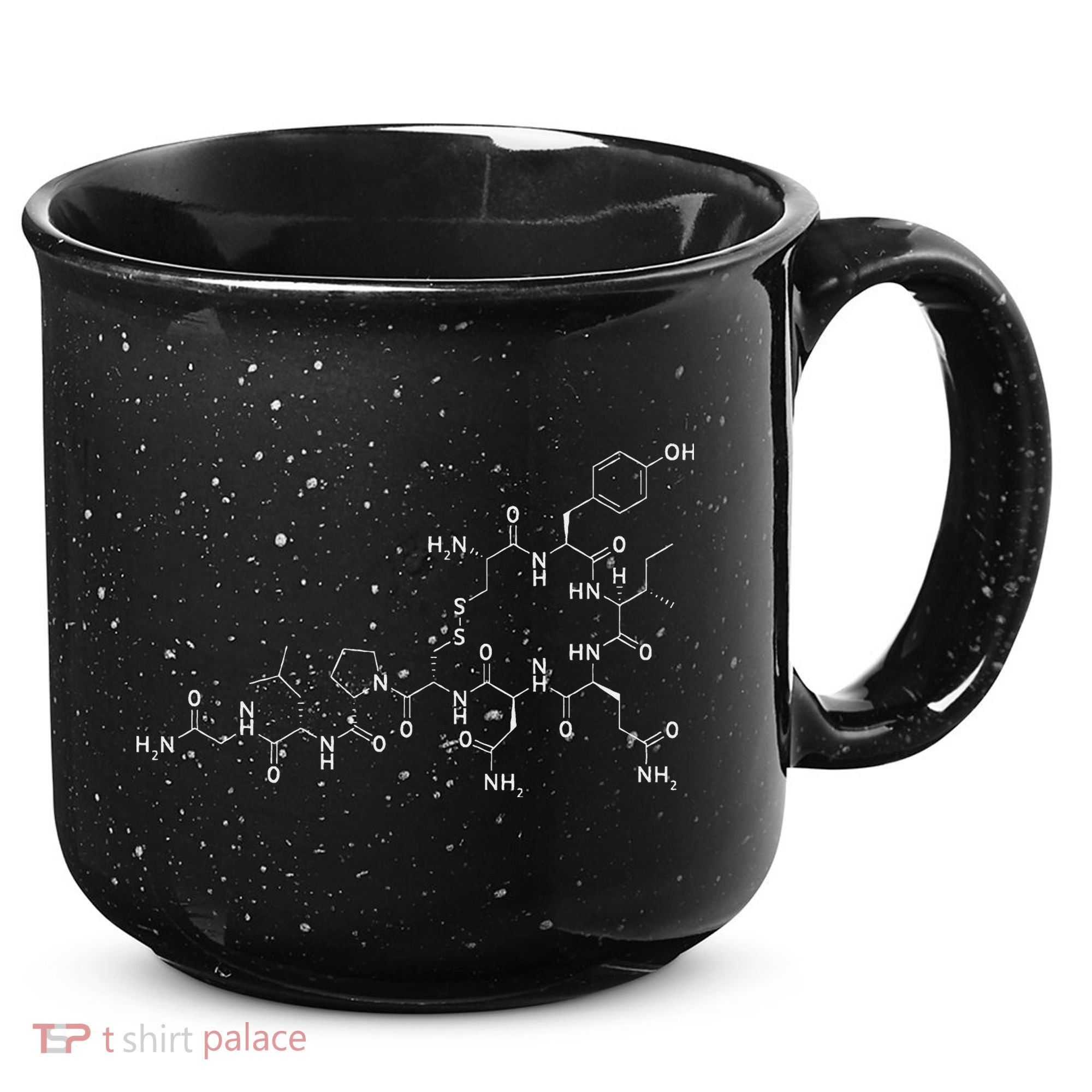 Structure Of Oxytocin Chemical Molecule Chemistry 15oz Campfire Ceramic Mug
