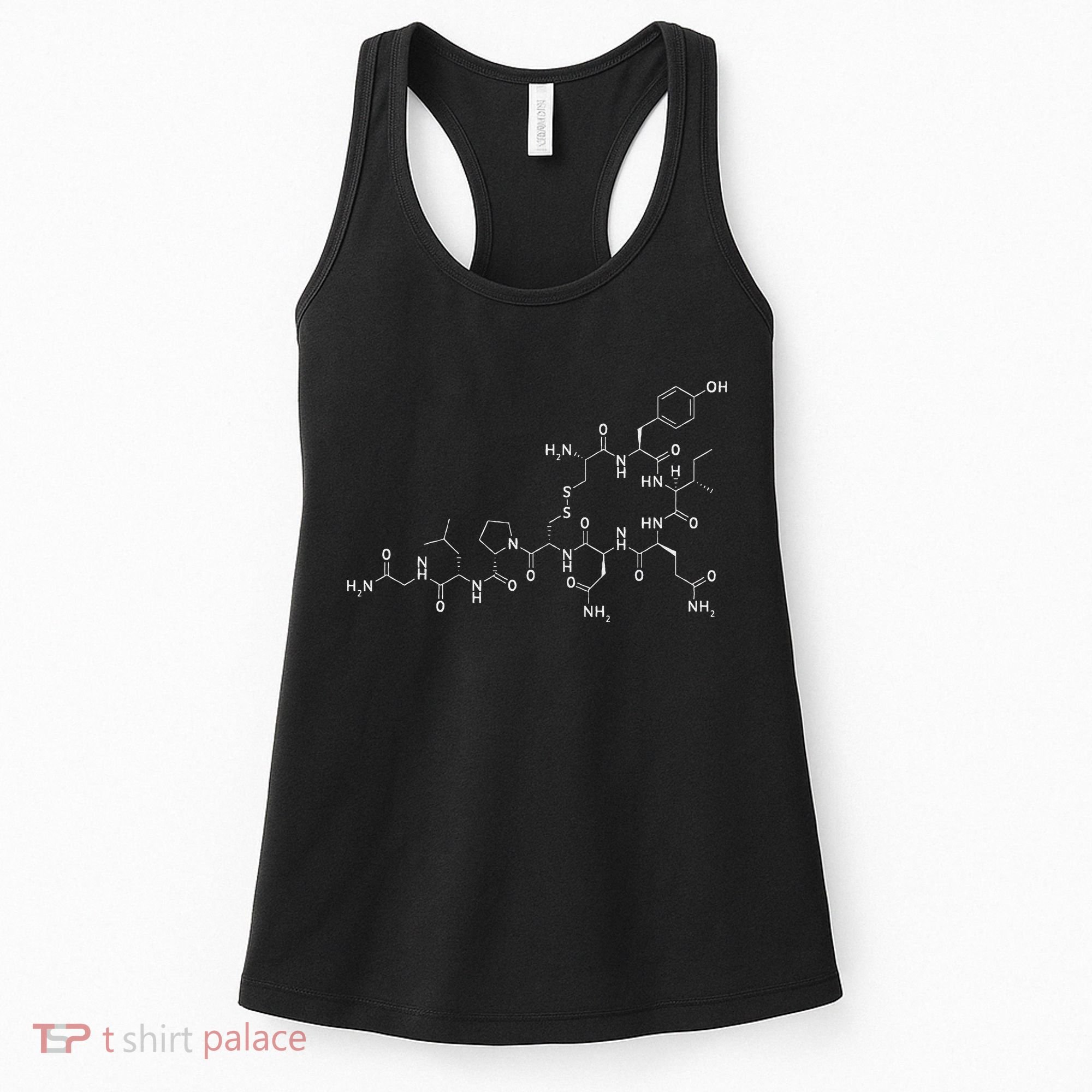 Structure Of Oxytocin Chemical Molecule Chemistry Women's Tank Top