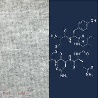 Structure Of Oxytocin Chemical Molecule Chemistry Kids Colorblock Raglan Jersey thumb 2