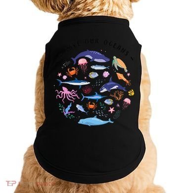 Save Our Oceans Seas Sea Creatures Sea Animals Protect Doggie Tank