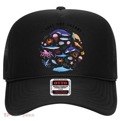 Save Our Oceans Seas Sea Creatures Sea Animals Protect Hat