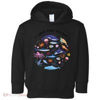 Save Our Oceans Seas Sea Creatures Sea Animals Protect Toddler Hoodie thumb 0