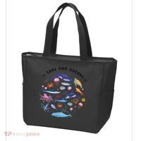 Save Our Oceans Seas Sea Creatures Sea Animals Protect Tote Bag thumb 3