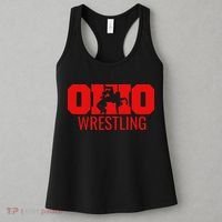 State Of Ohio Wrestling Freestyle Wrestler Gear Sports Women's Tank Top thumb 3
