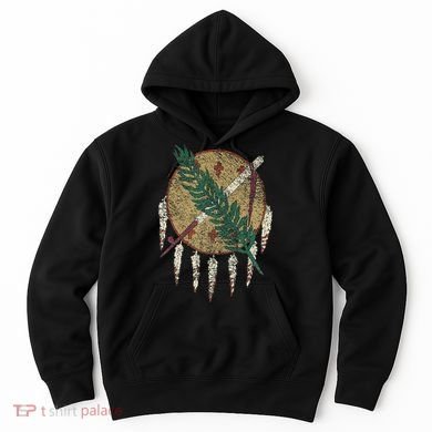 STATE OF OKLAHOMA FLAG OSAGE NATION SHIELD Hoodie