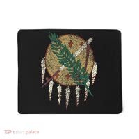 STATE OF OKLAHOMA FLAG OSAGE NATION SHIELD Mousepad thumb 0