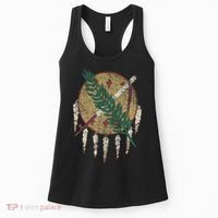 STATE OF OKLAHOMA FLAG OSAGE NATION SHIELD Women's Tank Top thumb 0