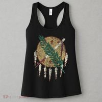 STATE OF OKLAHOMA FLAG OSAGE NATION SHIELD Women's Tank Top thumb 3