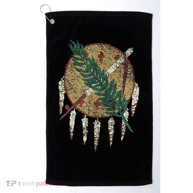 STATE OF OKLAHOMA FLAG OSAGE NATION SHIELD Golf Towel