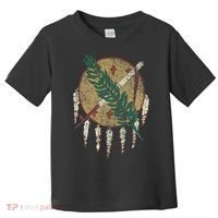 STATE OF OKLAHOMA FLAG OSAGE NATION SHIELD Toddler T-Shirt thumb 0