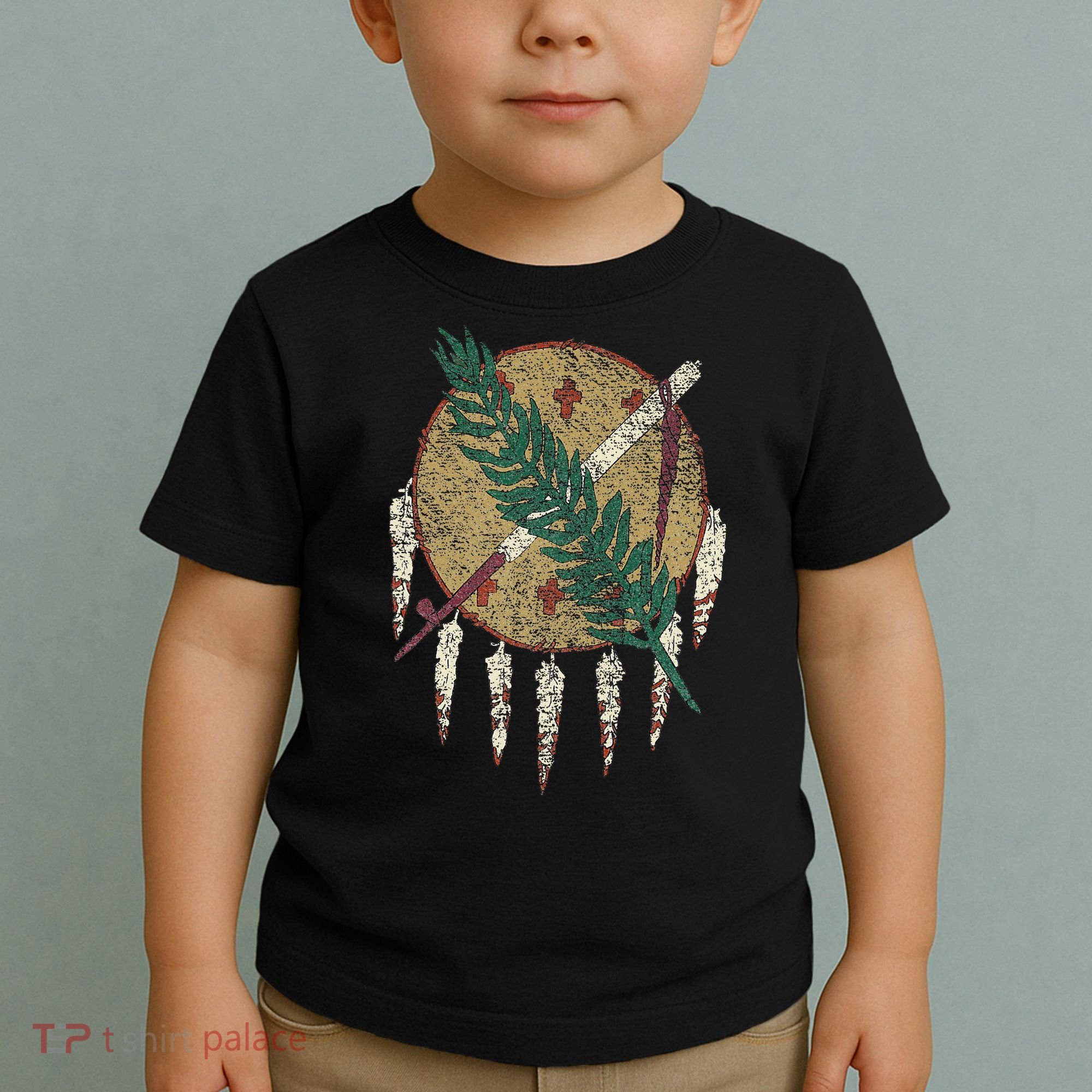 STATE OF OKLAHOMA FLAG OSAGE NATION SHIELD Toddler T-Shirt