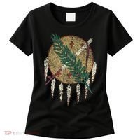 STATE OF OKLAHOMA FLAG OSAGE NATION SHIELD Women's T-Shirt thumb 0