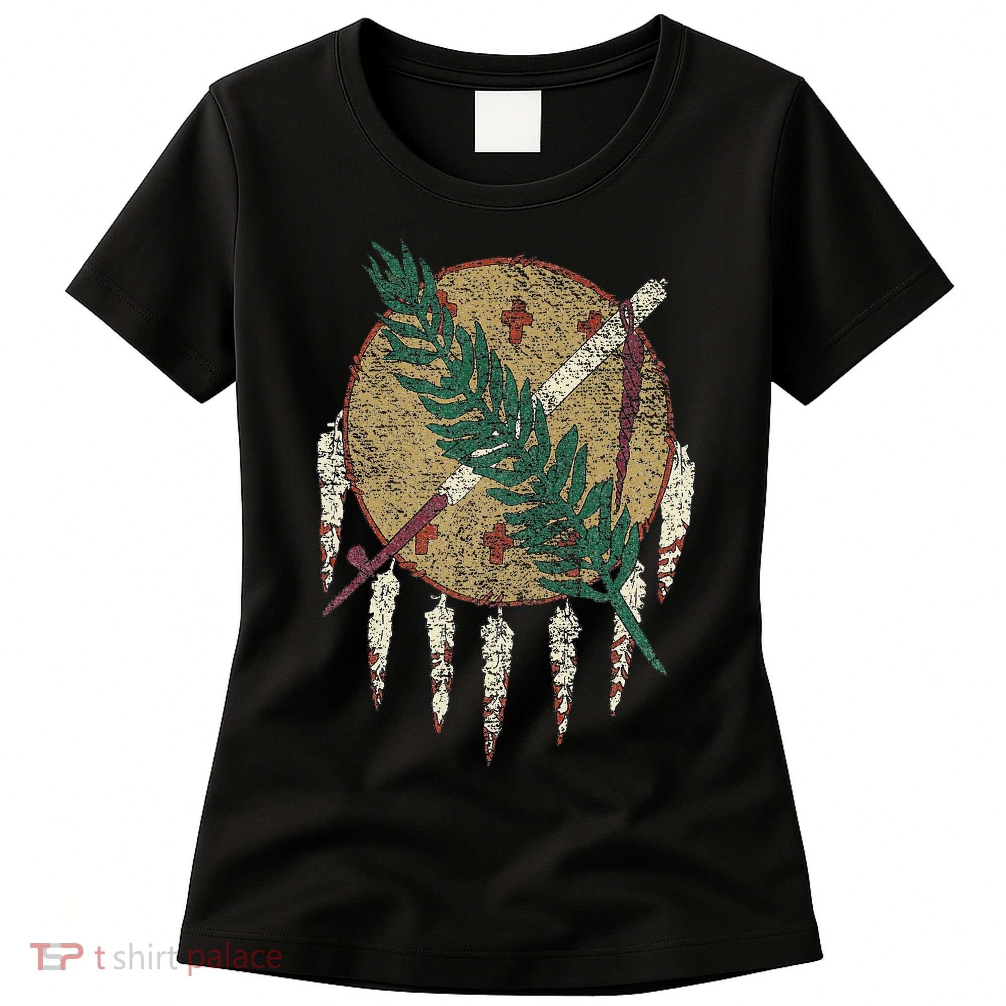 STATE OF OKLAHOMA FLAG OSAGE NATION SHIELD Women's T-Shirt