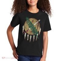 STATE OF OKLAHOMA FLAG OSAGE NATION SHIELD Kids T-Shirt thumb 2