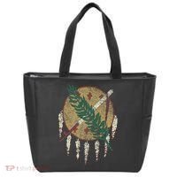 STATE OF OKLAHOMA FLAG OSAGE NATION SHIELD Tote Bag thumb 0