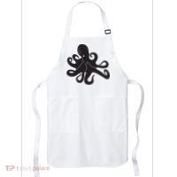 Silhouette Octopus Octopus Apron thumb 0