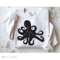 Silhouette Octopus Octopus Sweatshirt thumb 2