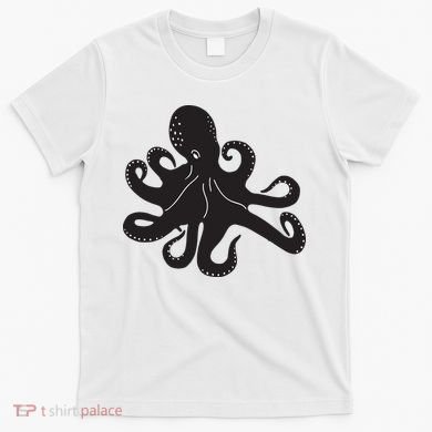 Silhouette Octopus Octopus T-Shirt