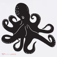Silhouette Octopus Octopus Toddler T-Shirt thumb 4