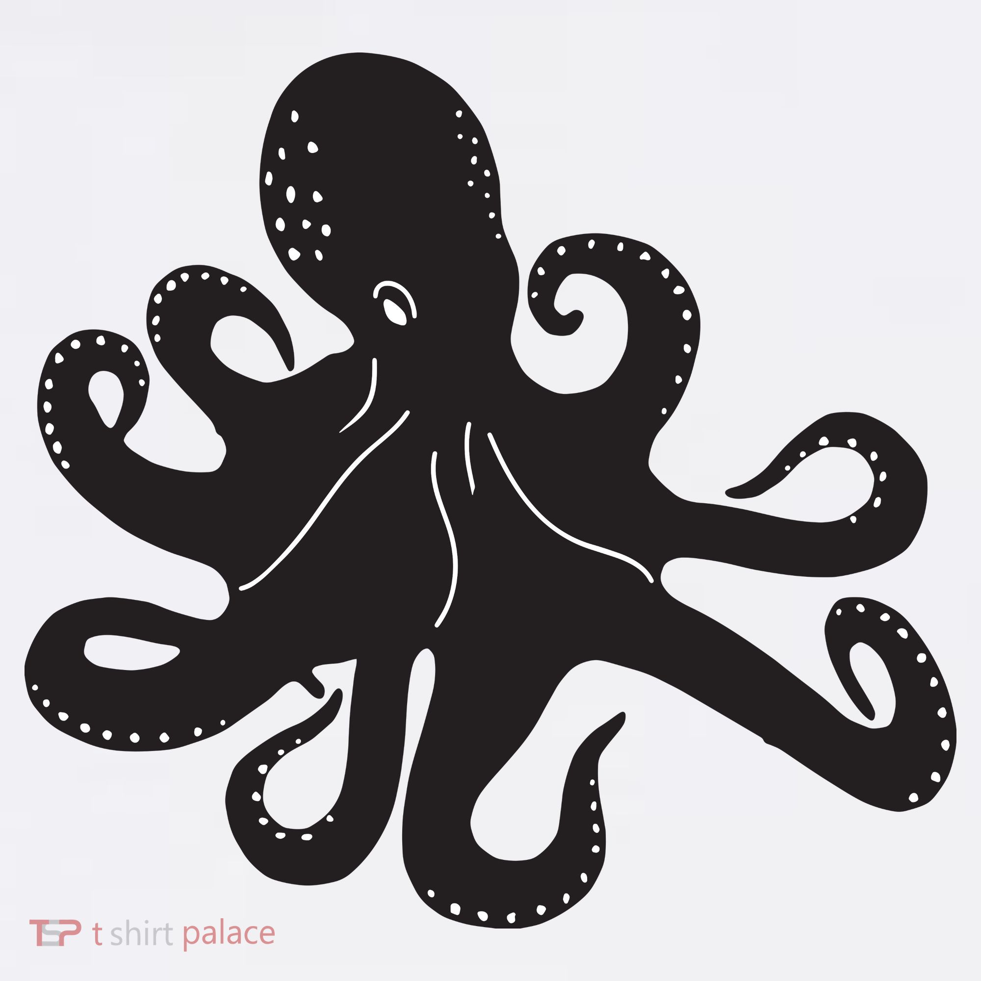 Silhouette Octopus Octopus Visor