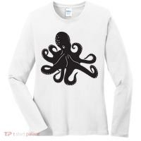 Silhouette Octopus Octopus Women's Long Sleeve Shirt thumb 0