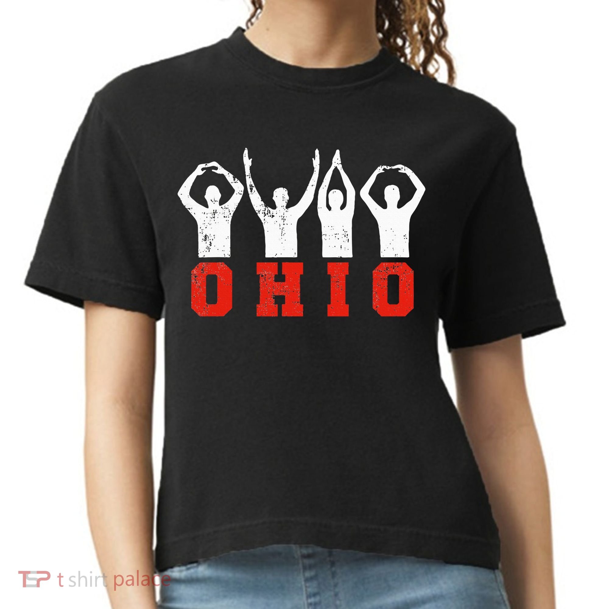 State Of Ohio Ohioan OH Trendy Distressed Comfort Colors Boxy T-Shirt