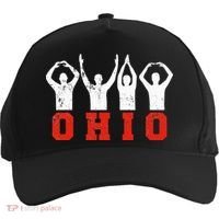 State Of Ohio Ohioan OH Trendy Distressed Five-Panel Snapback Cap thumb 0