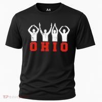 State Of Ohio Ohioan OH Trendy Distressed Cooling Performance Crew T-Shirt thumb 0