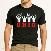 State Of Ohio Ohioan OH Trendy Distressed Cooling Performance Crew T-Shirt thumb 2