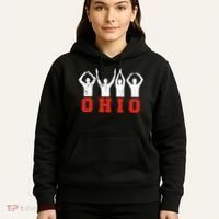 State Of Ohio Ohioan OH Trendy Distressed Hoodie thumb 5