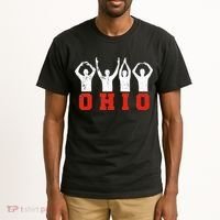 State Of Ohio Ohioan OH Trendy Distressed Tall T-Shirt thumb 2