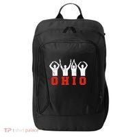 State Of Ohio Ohioan OH Trendy Distressed City Backpack thumb 0