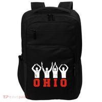 State Of Ohio Ohioan OH Trendy Distressed Impact Tech Backpack thumb 0