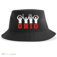 State Of Ohio Ohioan OH Trendy Distressed Sustainable Bucket Hat thumb 0