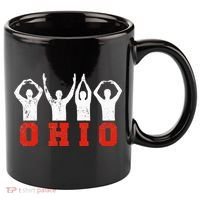 State Of Ohio Ohioan OH Trendy Distressed 11oz C Handle Ceramic Mug thumb 0