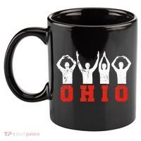 State Of Ohio Ohioan OH Trendy Distressed 11oz C Handle Ceramic Mug thumb 2