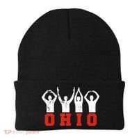 State Of Ohio Ohioan OH Trendy Distressed Beanie thumb 0