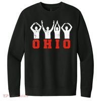 State Of Ohio Ohioan OH Trendy Distressed V.I.T. Fleece Crew Sweatshirt thumb 0