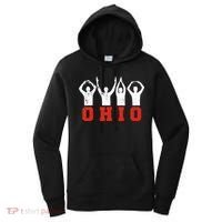 State Of Ohio Ohioan OH Trendy Distressed Women's Hoodie thumb 0