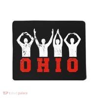State Of Ohio Ohioan OH Trendy Distressed Mousepad thumb 0