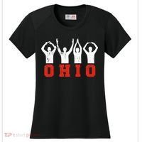 State Of Ohio Ohioan OH Trendy Distressed Women's Cooling Performance Crew T-Shirt thumb 0