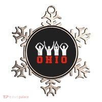 State Of Ohio Ohioan OH Trendy Distressed Ornament thumb 0