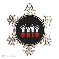 State Of Ohio Ohioan OH Trendy Distressed Ornament thumb 0