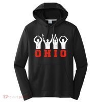 State Of Ohio Ohioan OH Trendy Distressed Performance Fleece Hoodie thumb 0