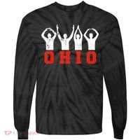 State Of Ohio Ohioan OH Trendy Distressed Tie-Dye Long Sleeve Shirt thumb 0