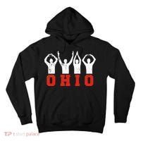 State Of Ohio Ohioan OH Trendy Distressed Tall Hoodie thumb 0