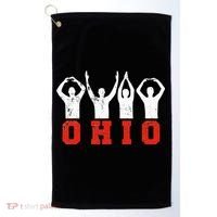 State Of Ohio Ohioan OH Trendy Distressed Golf Towel thumb 0
