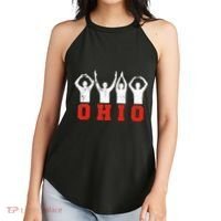 State Of Ohio Ohioan OH Trendy Distressed Women's Perfect Tri Rocker Tank thumb 2