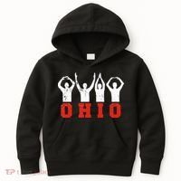State Of Ohio Ohioan OH Trendy Distressed Kids Hoodie thumb 0